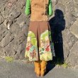 画像4: 50's Vintage Western ＆ Sequins Design Flare Skirt (ブラウン） (4)