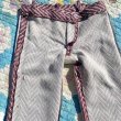 画像12: 70's Vintage Tweed  Bell Bottom Pants  W32 (ボルドー×ホワイト) (12)