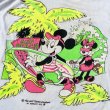 画像6: USED  Mickey ＆ Minnie ネオンカラー Tシャツ （ホワイト） (6)