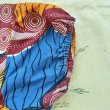 画像10: OLD African Batik チュニック（オレンジ×ブルー×etc） (10)