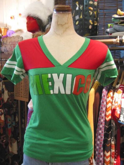 画像1: ★★★SALE★★★　「chaser」　MEXICOTシャツ（グリーン）