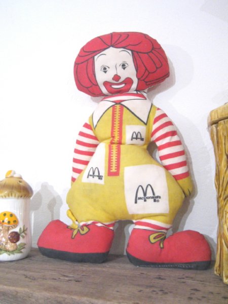 画像1: 70's vintage McDonald ロナルド ピロードール (1)