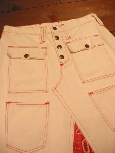 画像3: 『SOLリメイク』Wrangler  フロントポケット　ホワイトデニム スカート W27