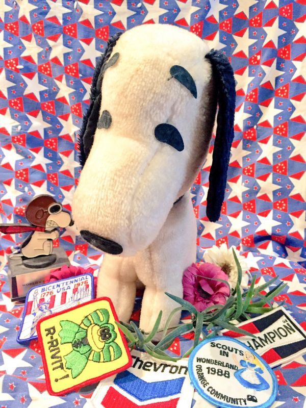 68's Vintage 「Determined Productions.」社製 SNOOPY ぬいぐるみ 